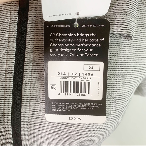 C9 by Champion black & white track jacket NWT - Picture 11 of 15